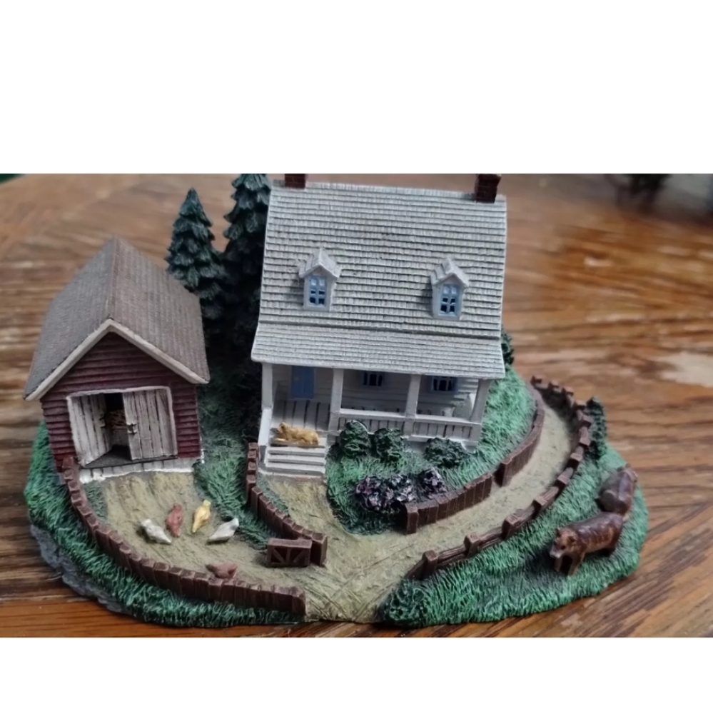 1995 Hawthorne Currier & Ives 'American Homestead Summer' Sculpture #7922/2